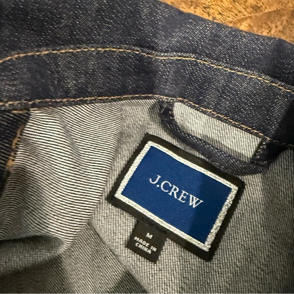 J. Crew Denim lady Blazer jacket in Stay Navy wash - Picture 8 of 8
